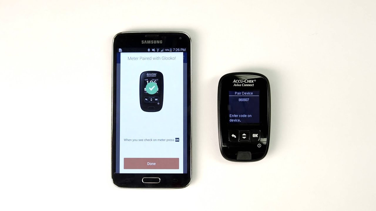 ACCU-CHEK Aviva Connect - Sync with Glooko Mobile App