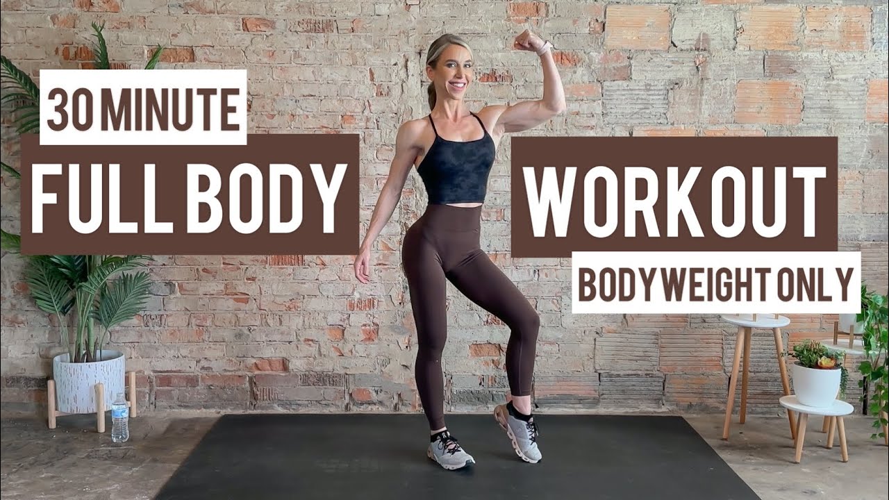 30 Minute Full Body Strength and Cardio Workout | Bodyweight Only | Strength | Endurance | Power