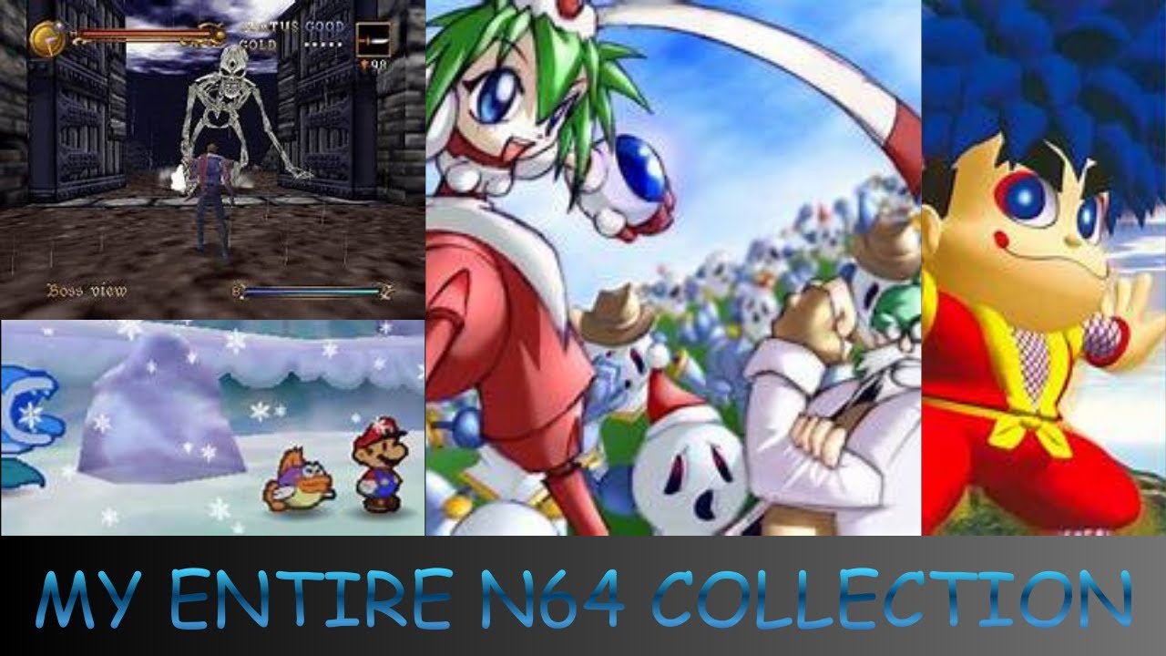 My ENTIRE N64 collection and backlog