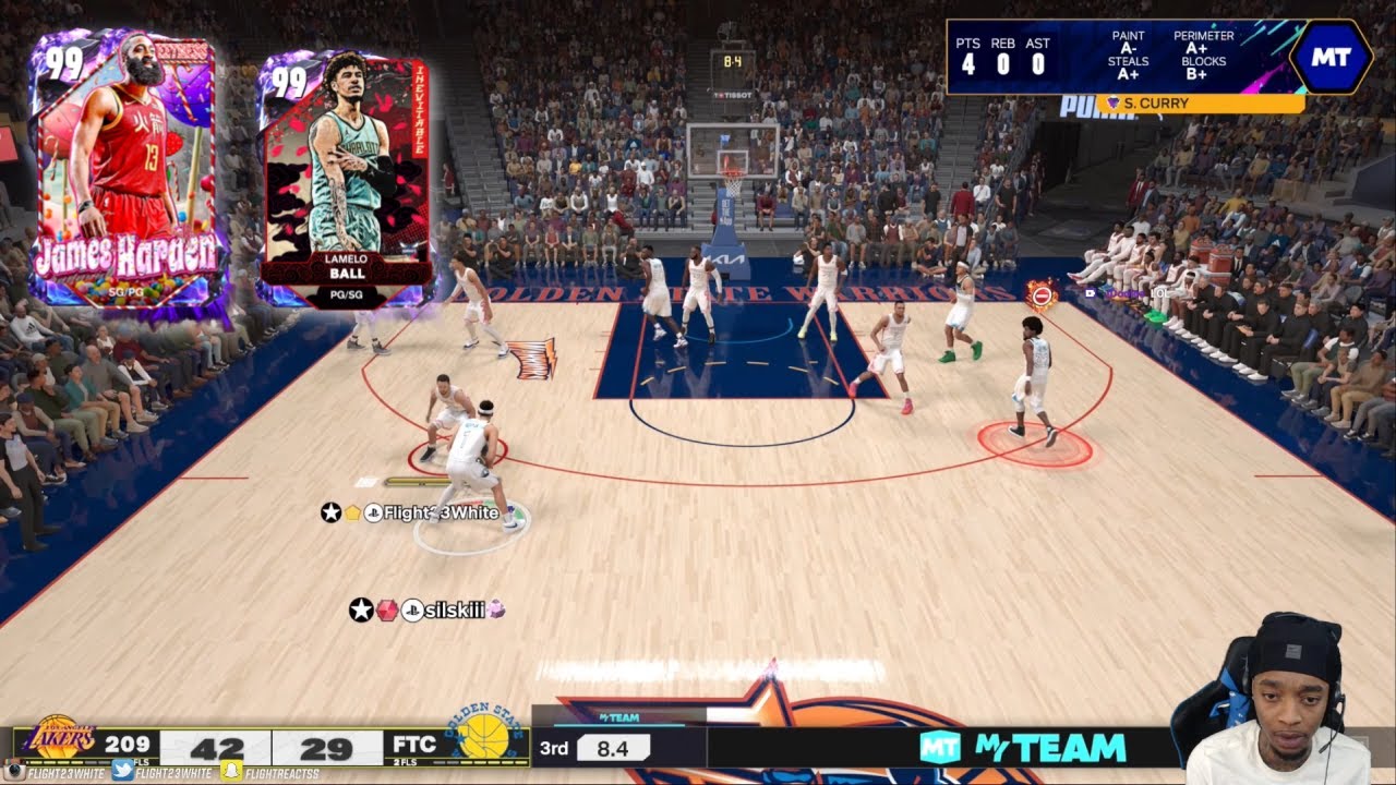 Flight thought his NEW $10k 2K25 99 Lamelo & Harden team was the one UNTIL...