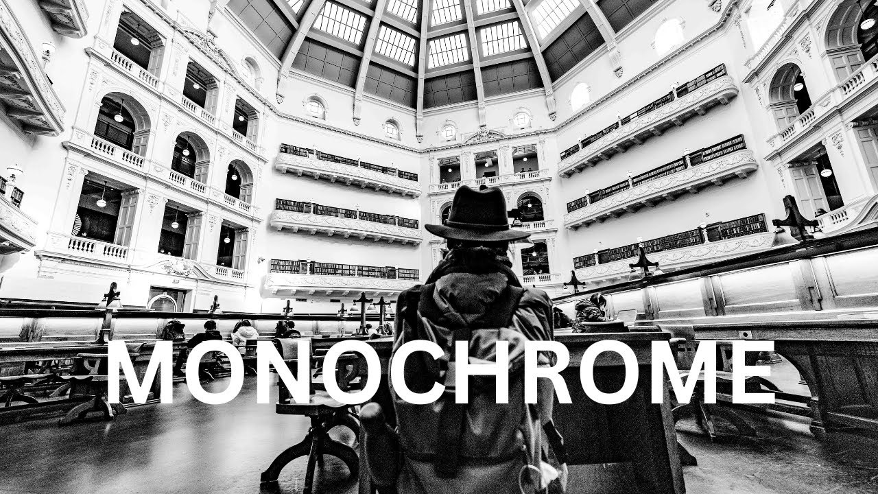 Monochrome Melbourne moment