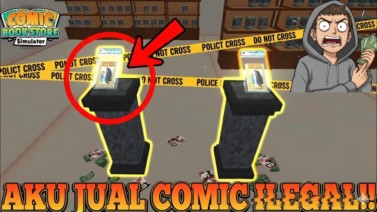 AKU JUAL COMIC BAJAKAN,SEKALI LAKU LANGSUNG....|Comic Book Store Simulator #7 