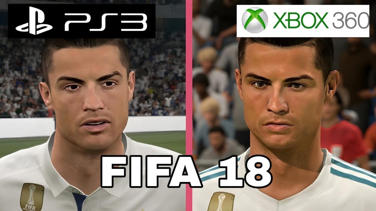 FIFA 18 PS3 против Xbox 360