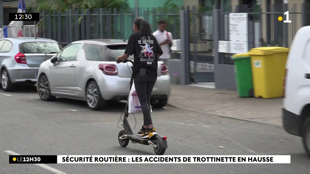 Les pompiers sont intervenus sur 199 accidents impliquant des trottinettes à La Réunion en 2024