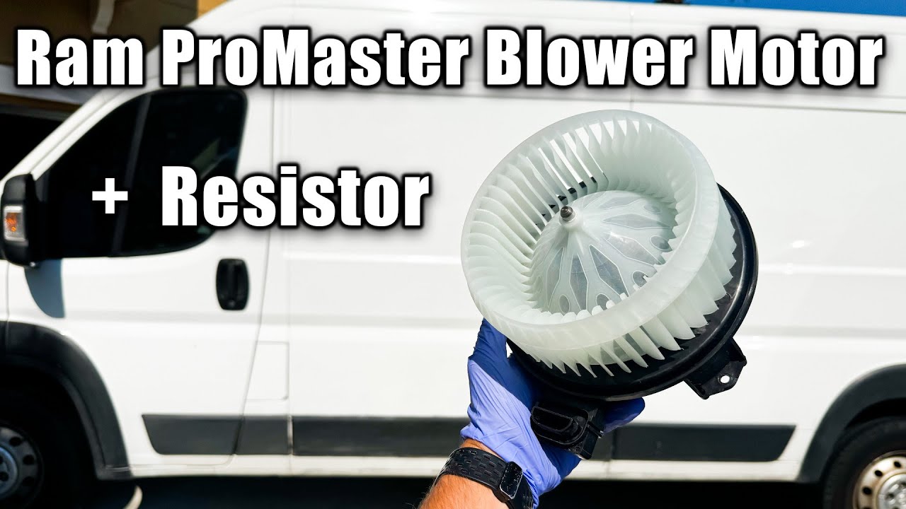 2014-2025 Ram ProMaster Blower Motor and Resistor Replacement (EASY)
