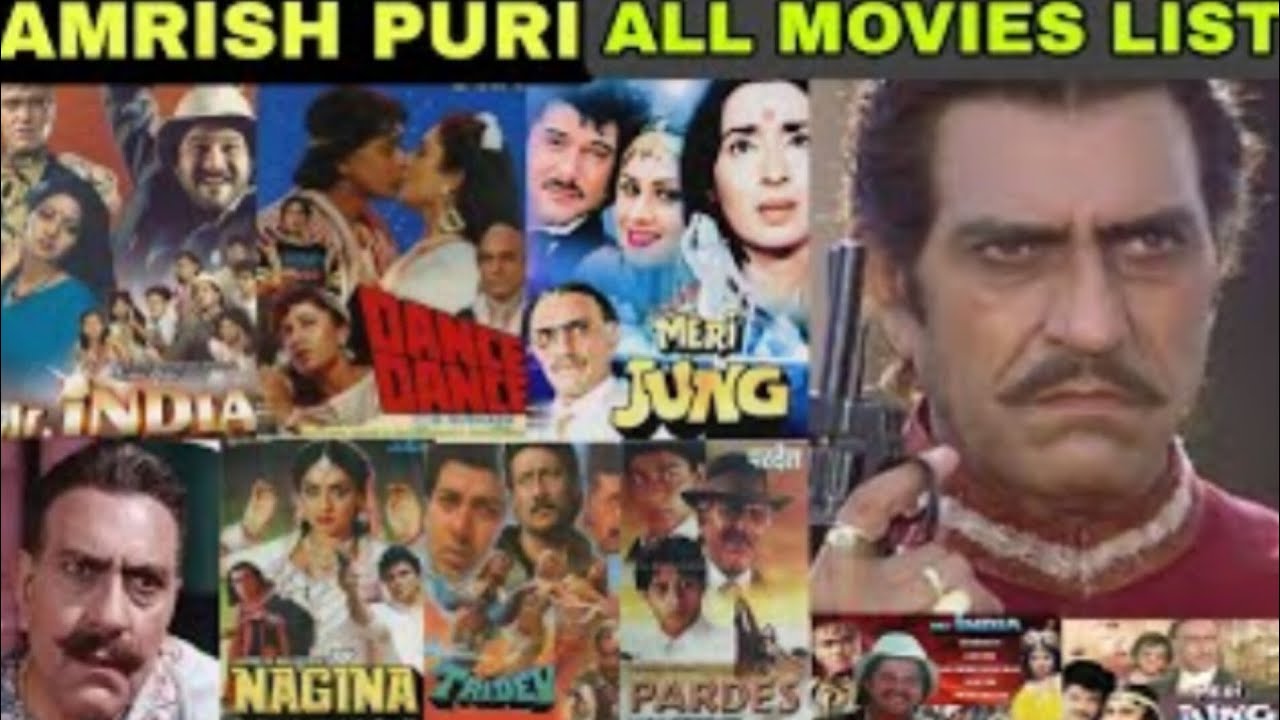 Amrish Puri (All Movies Name List | Amrish Puri moviel list hit1995؛؛2008