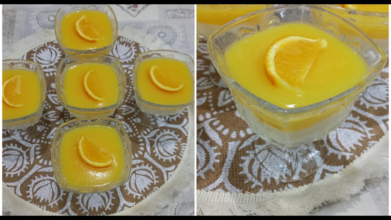 احفظوها لرمضان #مهلبية #برتقال سهلة وسريعة  #orange  
