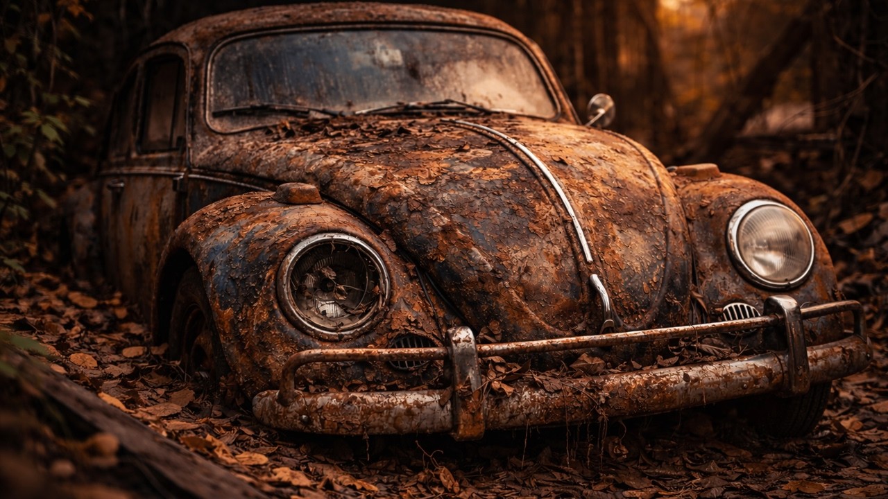 ASMR Car Restoration! 1954 Volkswagen Beetle Full Restoration from Total Disrepair to Looking New
