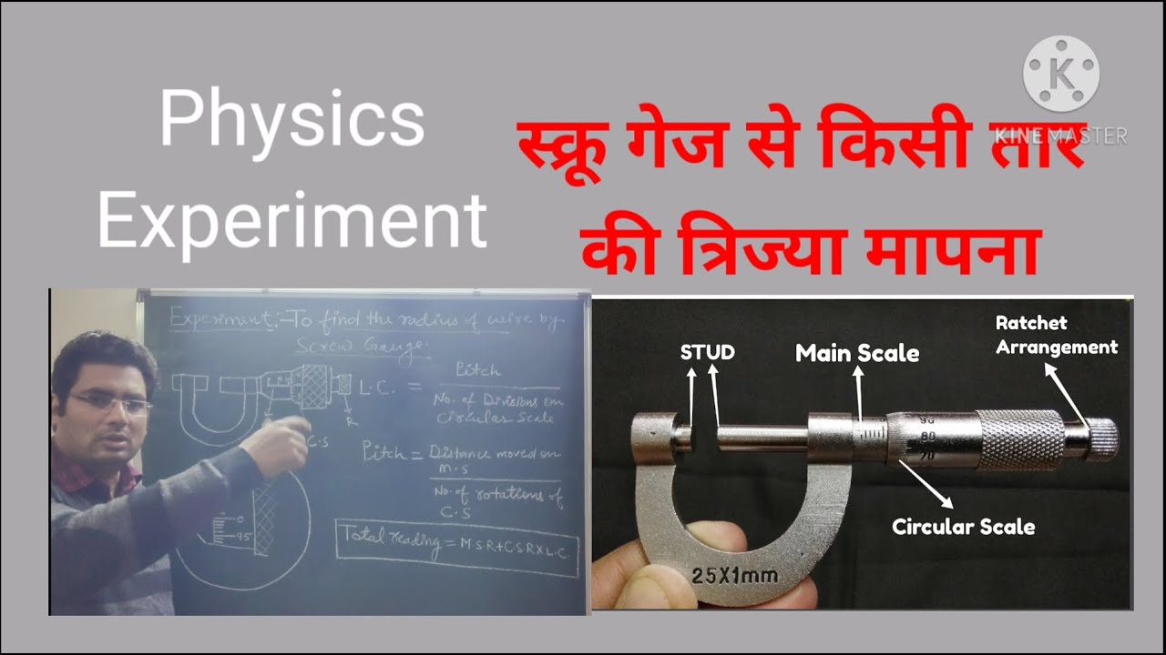 Experiment-02# Screw Gauge# To Find The Radius Of Wire By Screw Gauge