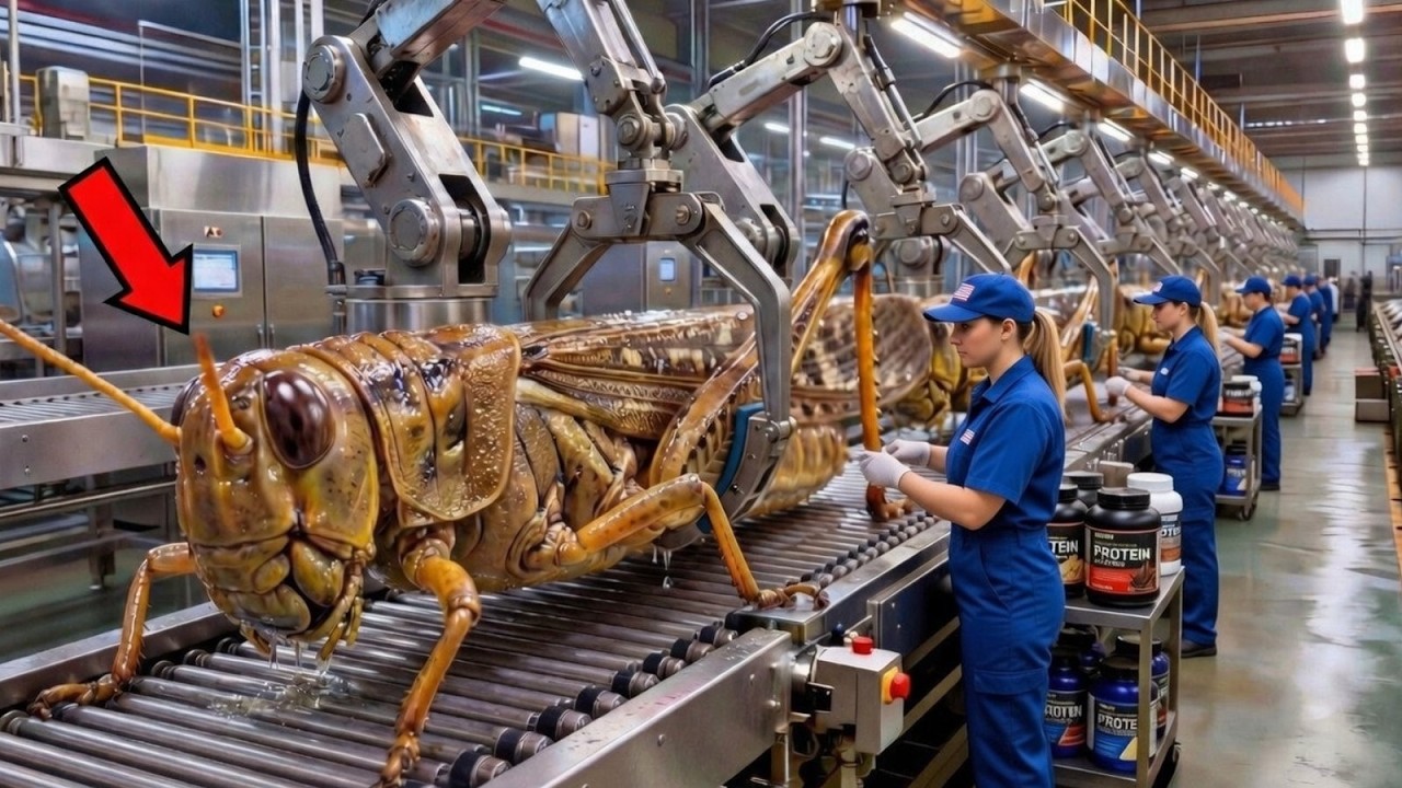 The Grasshopper! The Destructive Pest with More Protein Than Meat | How It's Made | Mega UK Factory