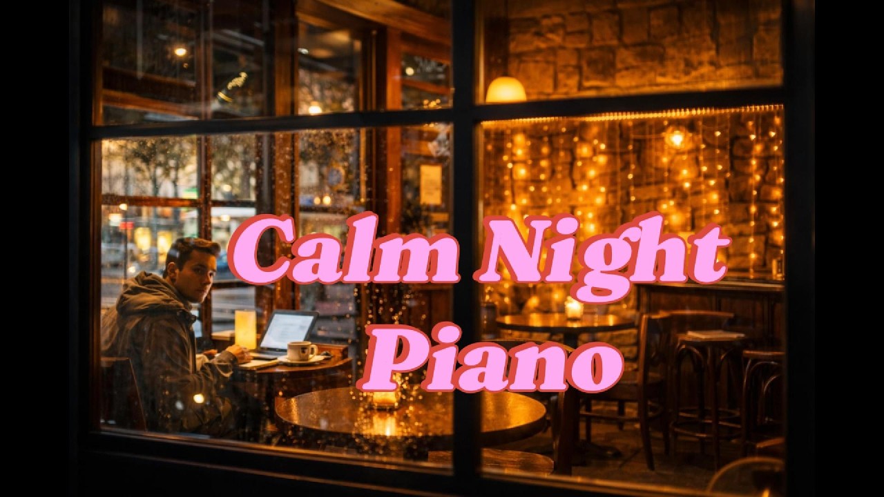 Calm Night Cafe Piano – Relaxing Study Music설명