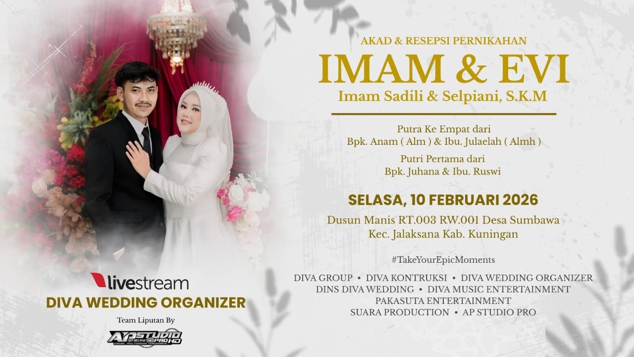 🔴LIVE RESEPSI PERNIKAHAN 