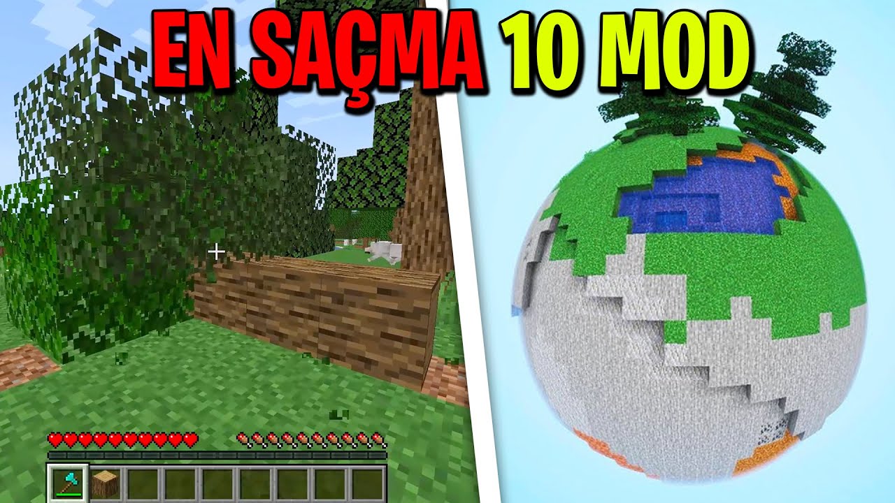 Minecraft En SA&Ccedil;MA 10 Mod Paketi !