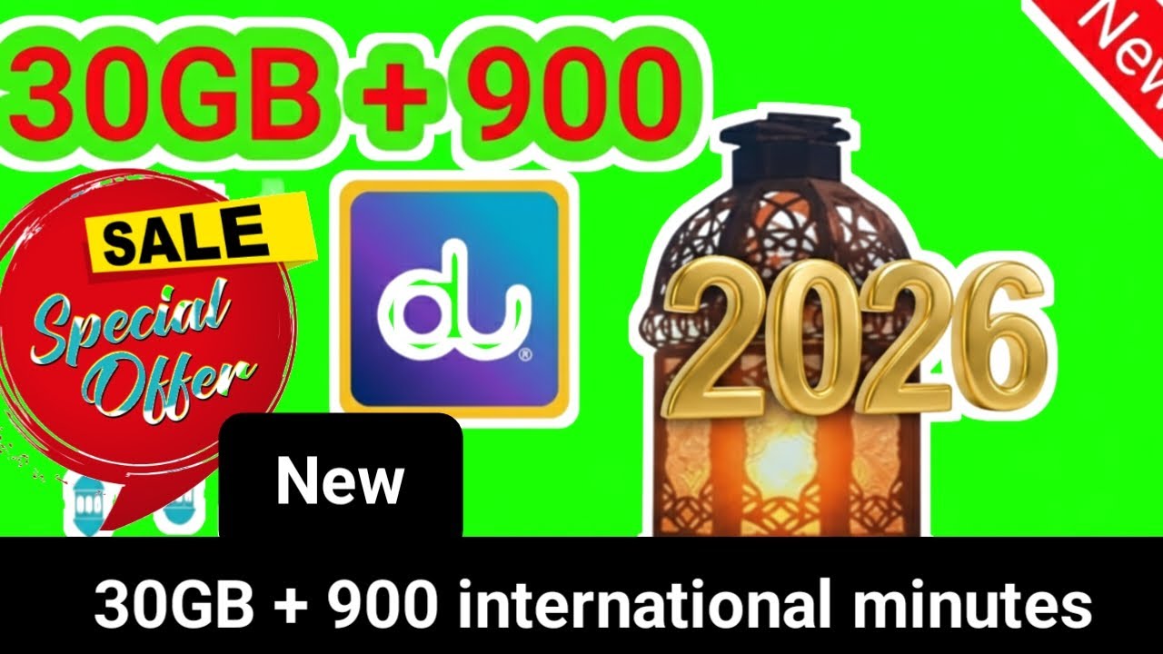 ​New du Monthly Package: 30GB Data + 900 International Minutes | Full Review