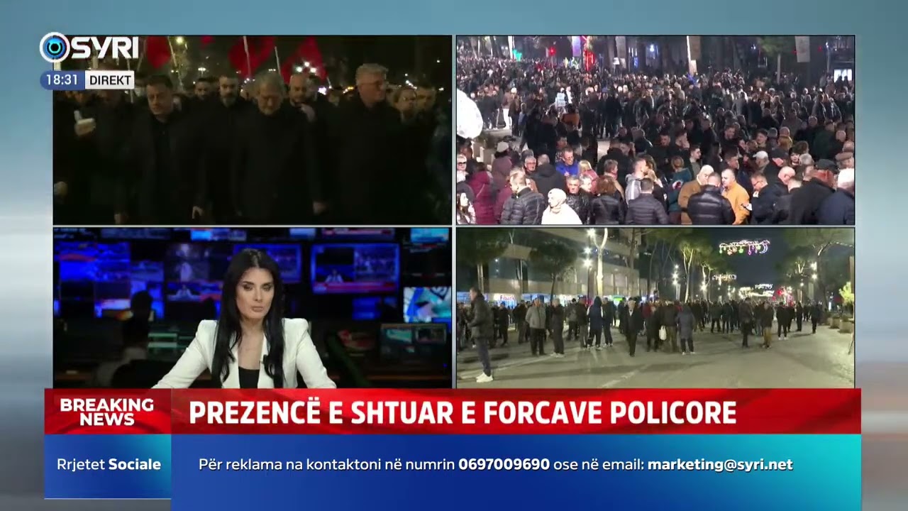Sali Berisha del nga selia blu, niset drejtë bulevardit për t'ju bashkuar protestës kombëtare