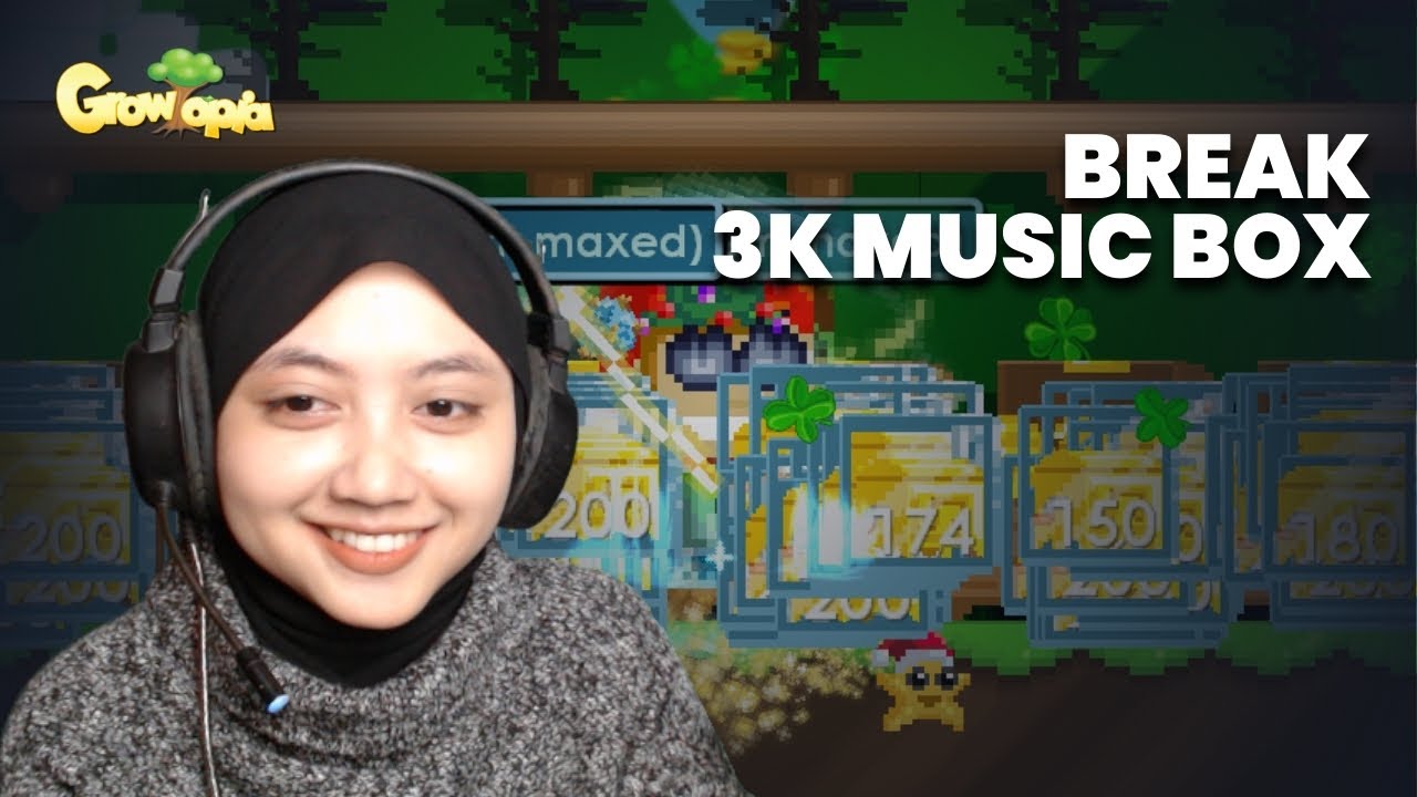 BREAK 3K MUSIC BOX #10 MASS DISPLAY BLOCK| LIVE GROWTOPIA 2025