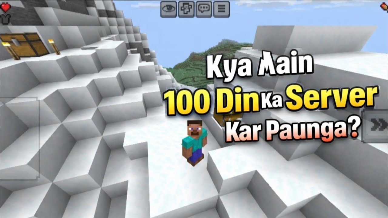Minecraft Mein 100 Din Ka Server Challenge 😱🔥 | Kya Main Bach Paunga? | Survival Series #1