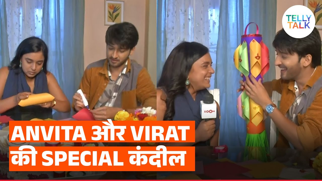 Itti Si Khushi's Sumbul Touqeer & Rajat Verma make UNIQUE lanterns & share special message