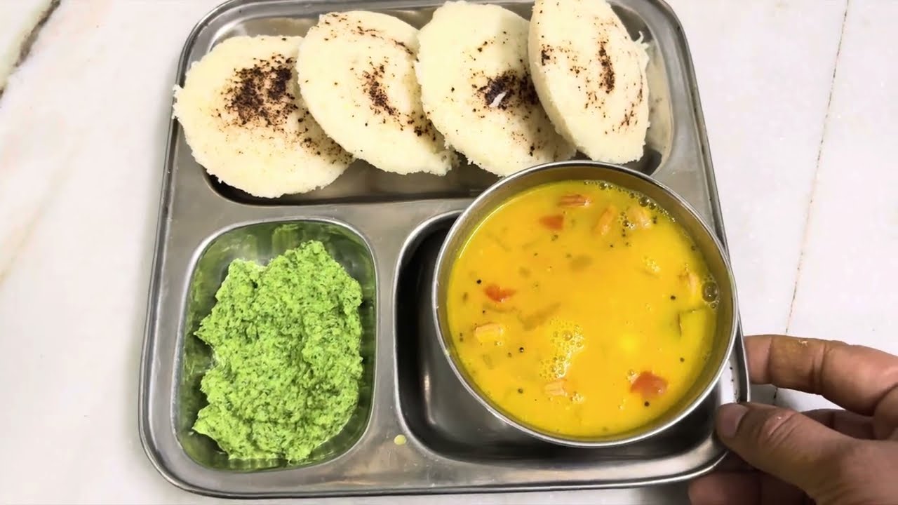 ઇડલી શંભર | Soft Idli Sambhar Gujarati Style South Indian