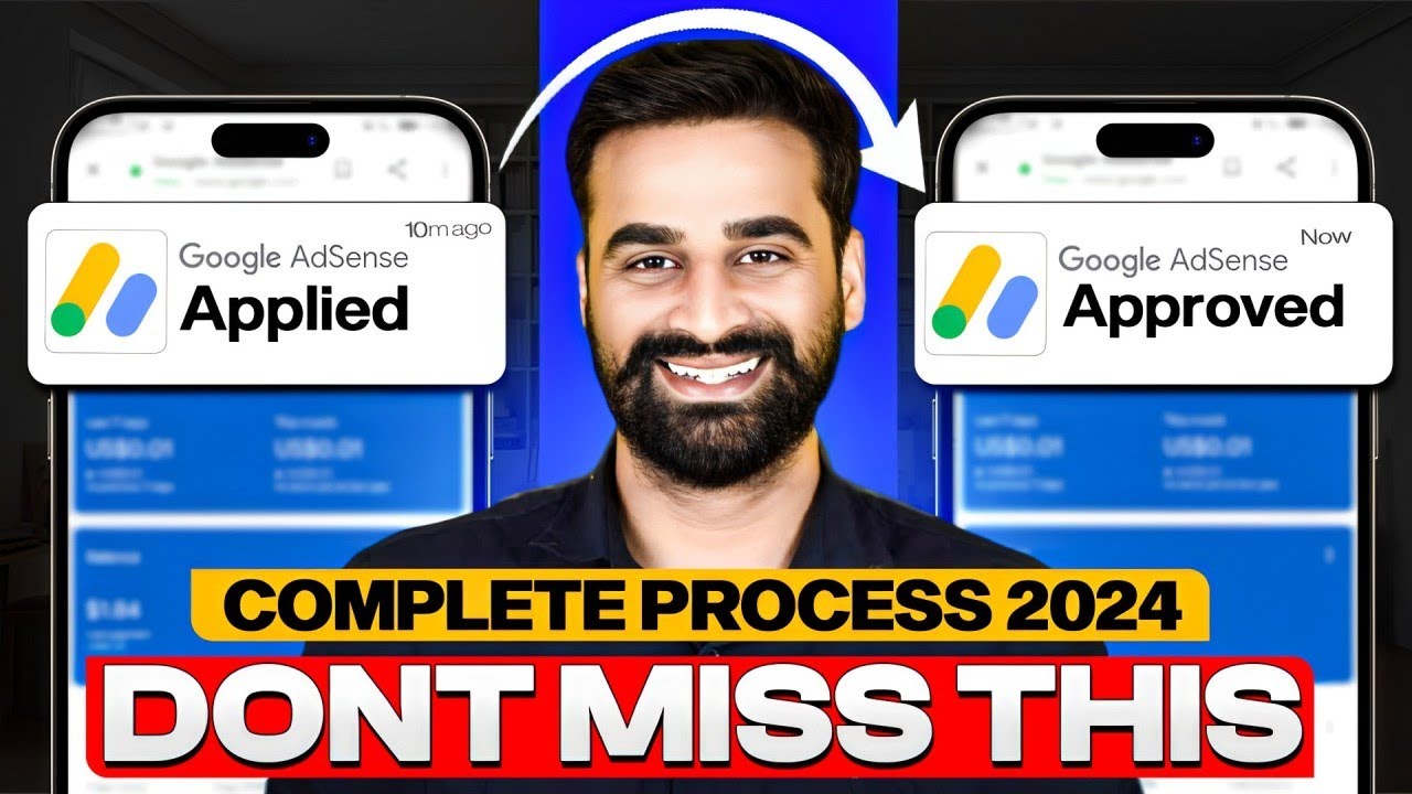 Google AdSense Account Full Setup Tutorial || Hindi 2024