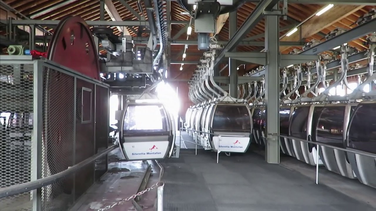 Silvretta Montafon Gaschurn 6-MGD Versettla Bahn II Technik Bergstation