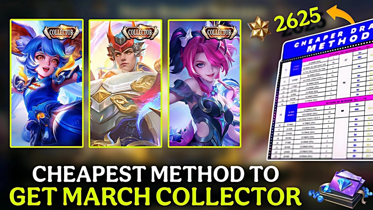 Cheaper Method to Get March Collector Skin | Tigreal Collector's Cheap Draw