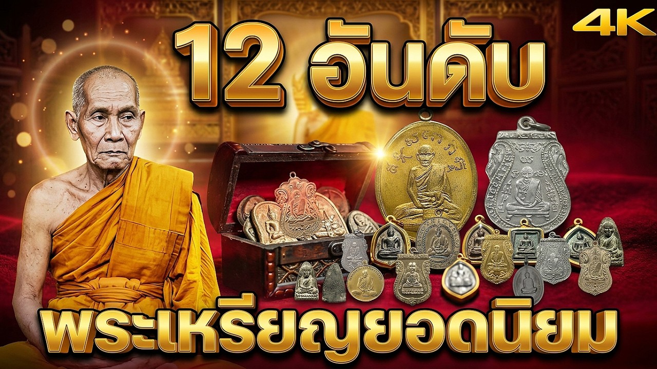 12อันดับ พระเหรียญยอดนิยม ราคาสูงล่าสุด พระดังหายากราคาสูง  อันดับพระเหรียญเมืองไทย