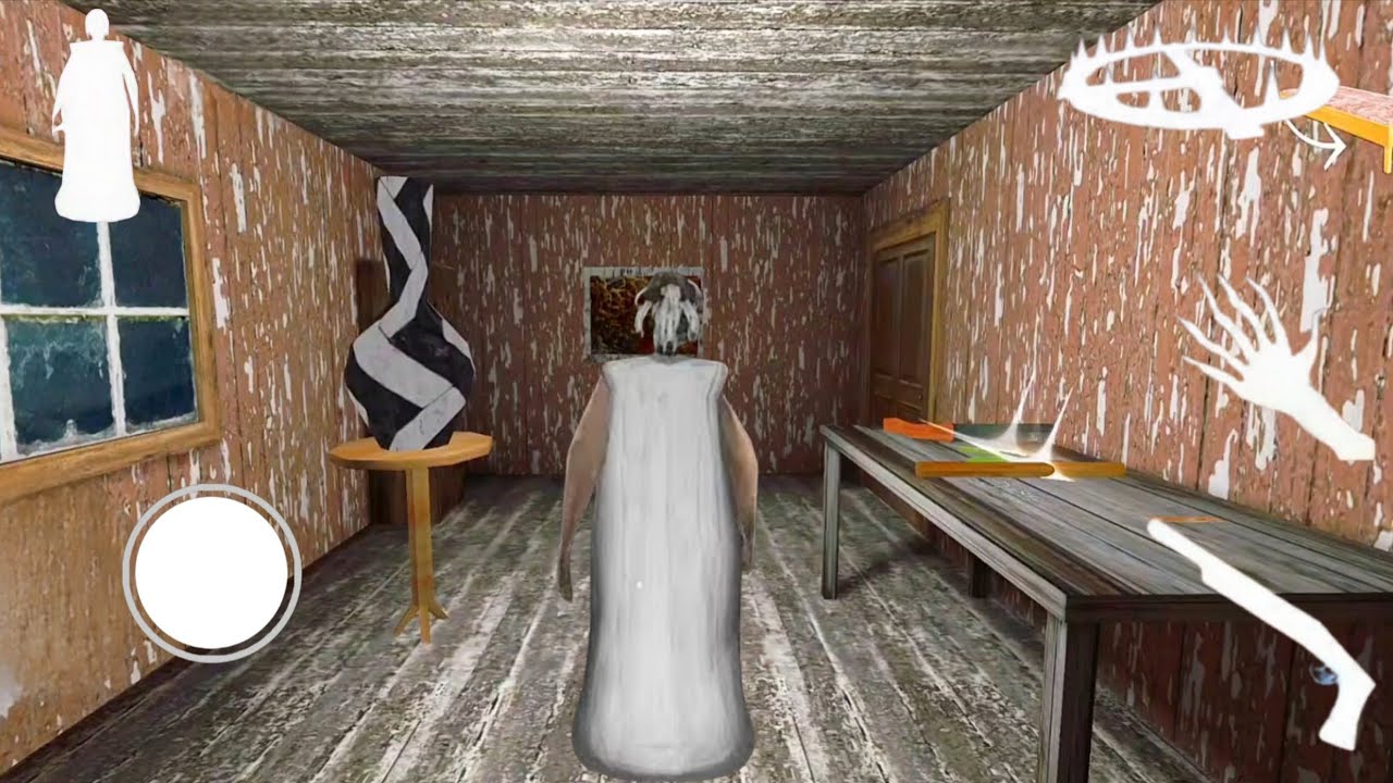 Playing on granny escape granny house gameplay | granny mod menu 