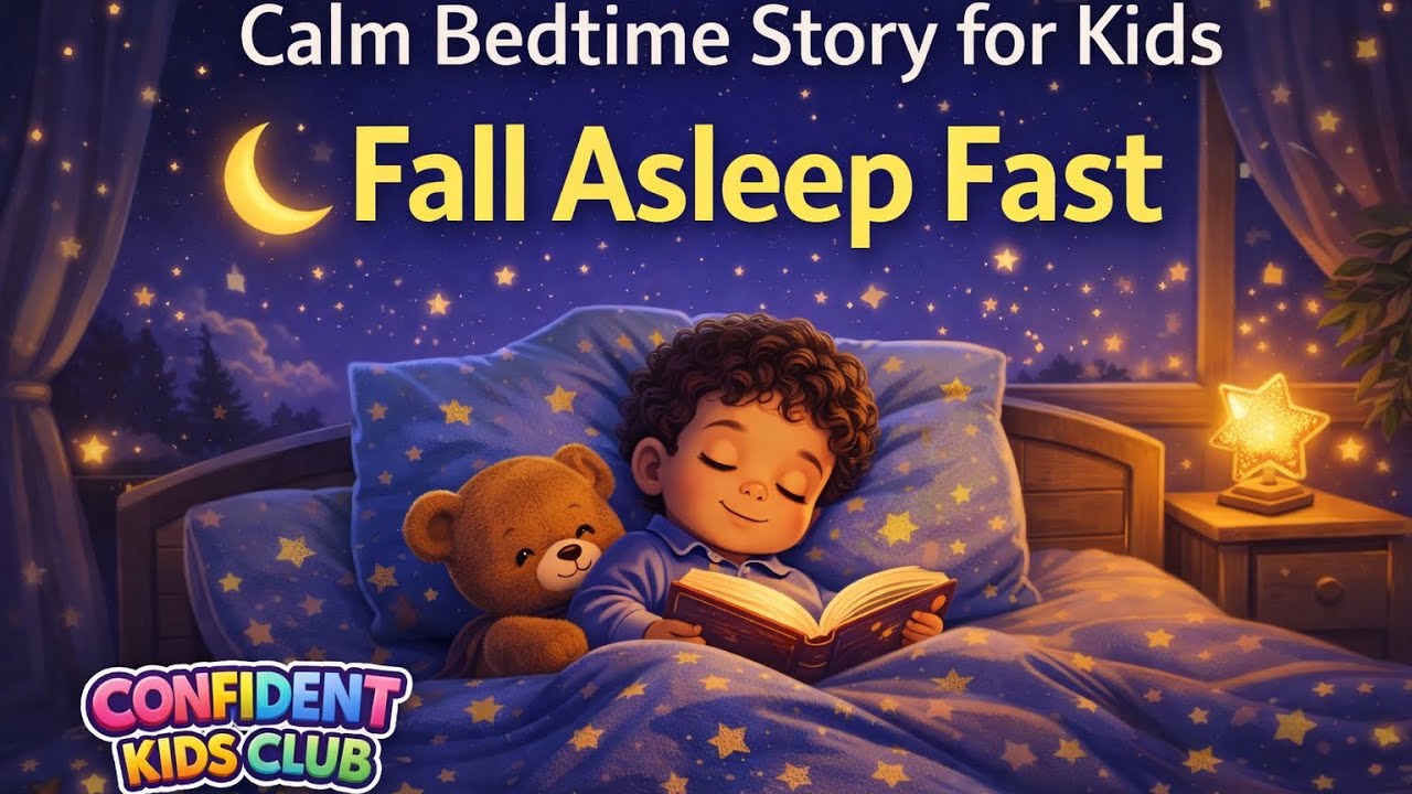 Calm Bedtime Story for Kids 🌙 The Little Boat | Relaxing Sleep Music (Child Voice)