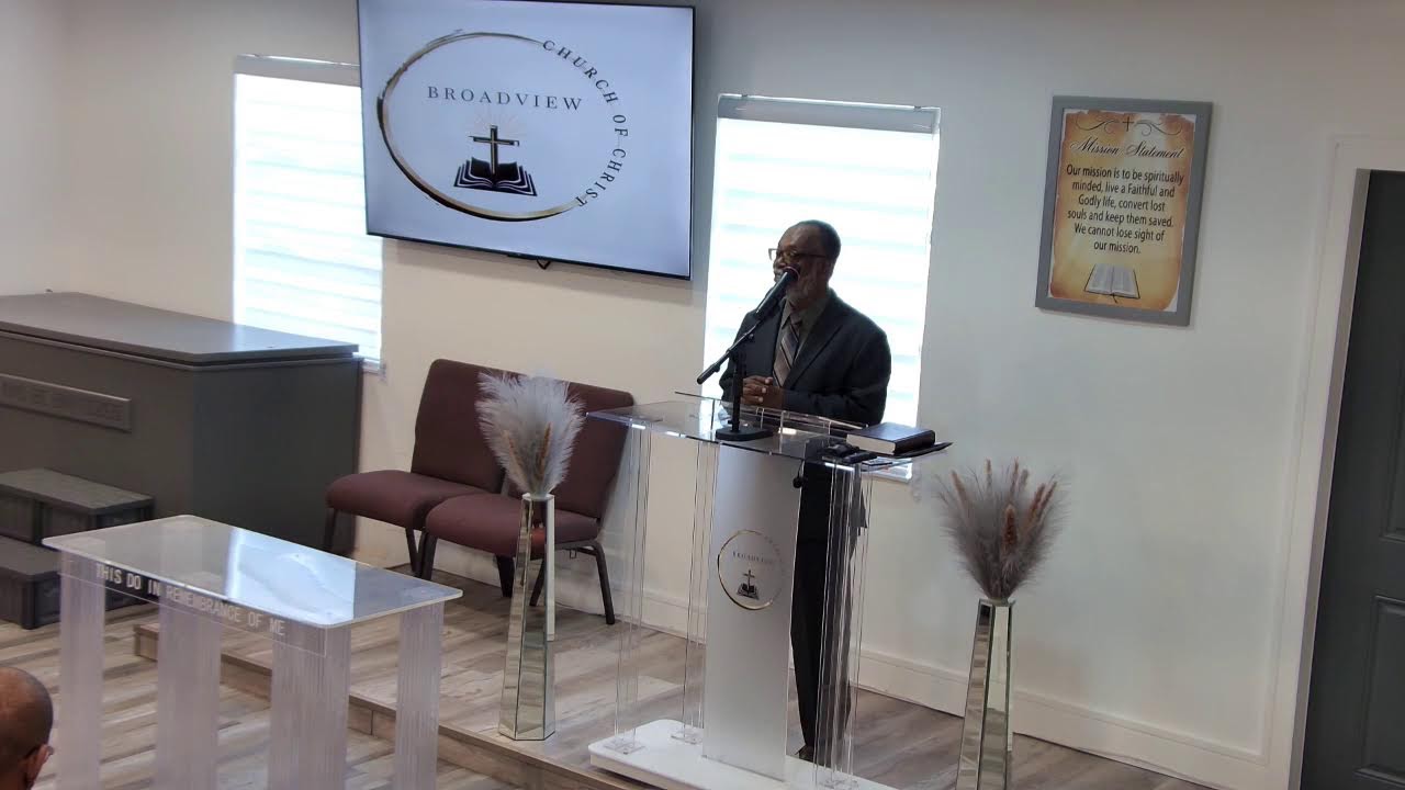 Worship Service - Sunday 2/1/26 - Broadview Church of Christ - Bro. Harrison