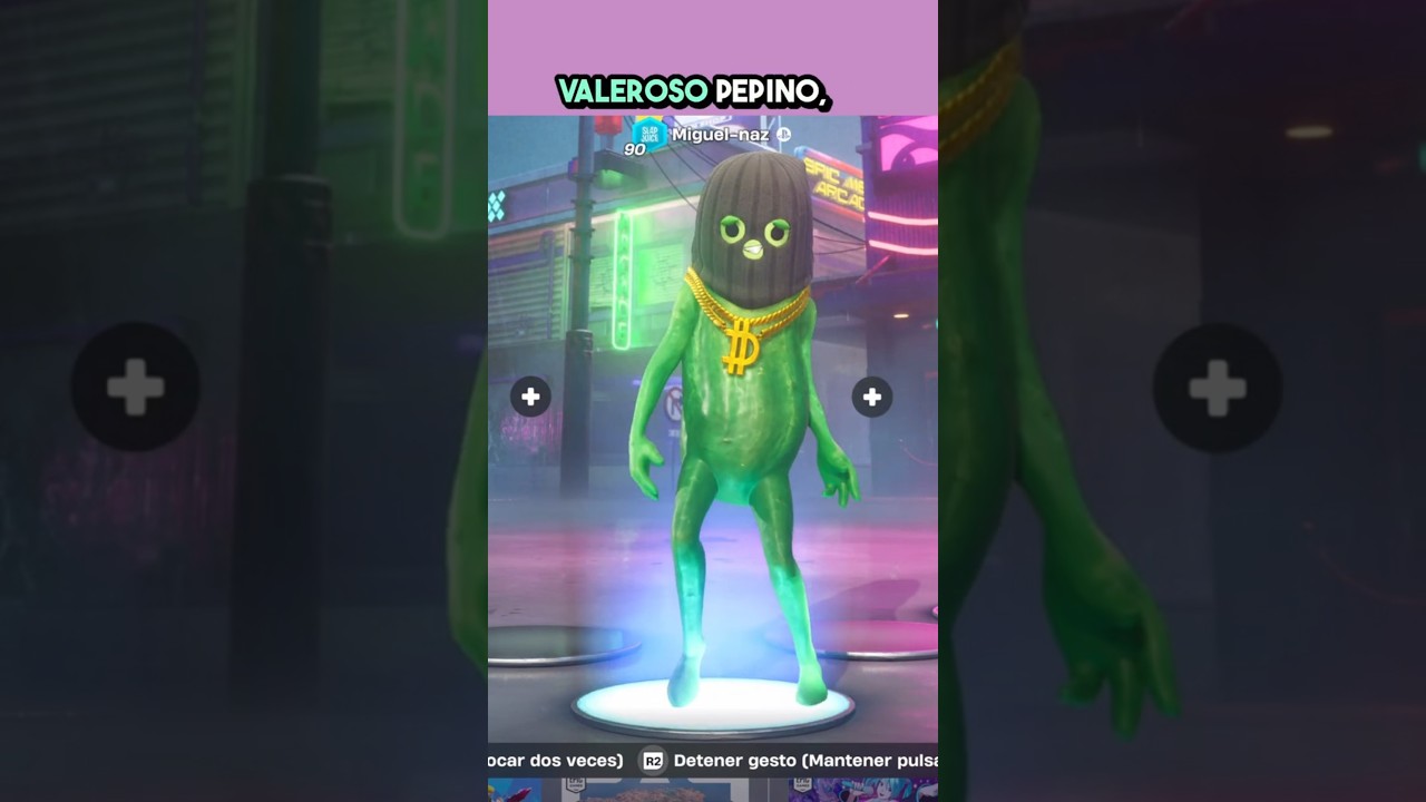SKIN 🥒PEPINO🥒en Fornite✨
