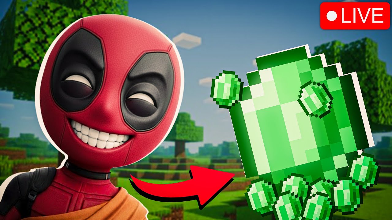 [FULL SCREEN]🔴COMPLETING EMERALD FARM IN MINECRAFT!!🤩 || Live On Youtube