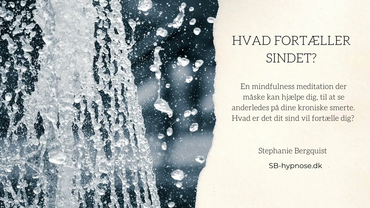 Mindfulness meditation - En ny oplevelse af din smerte - hvad fortæller sindet?
