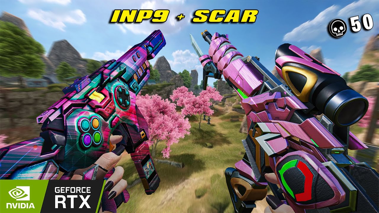 SCAR EVA FREE + INP9 BAS 50 KILL SOLO VS SQUAD BLOOD STRIKE DESERTED VALLEY MAX GRAPHIC
