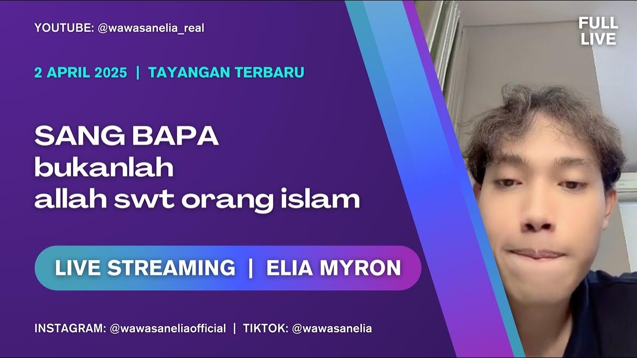 Tidak adalah Keselamatan didalam Isa almasih umat abad ke7? | Live Streaming Elia Myron