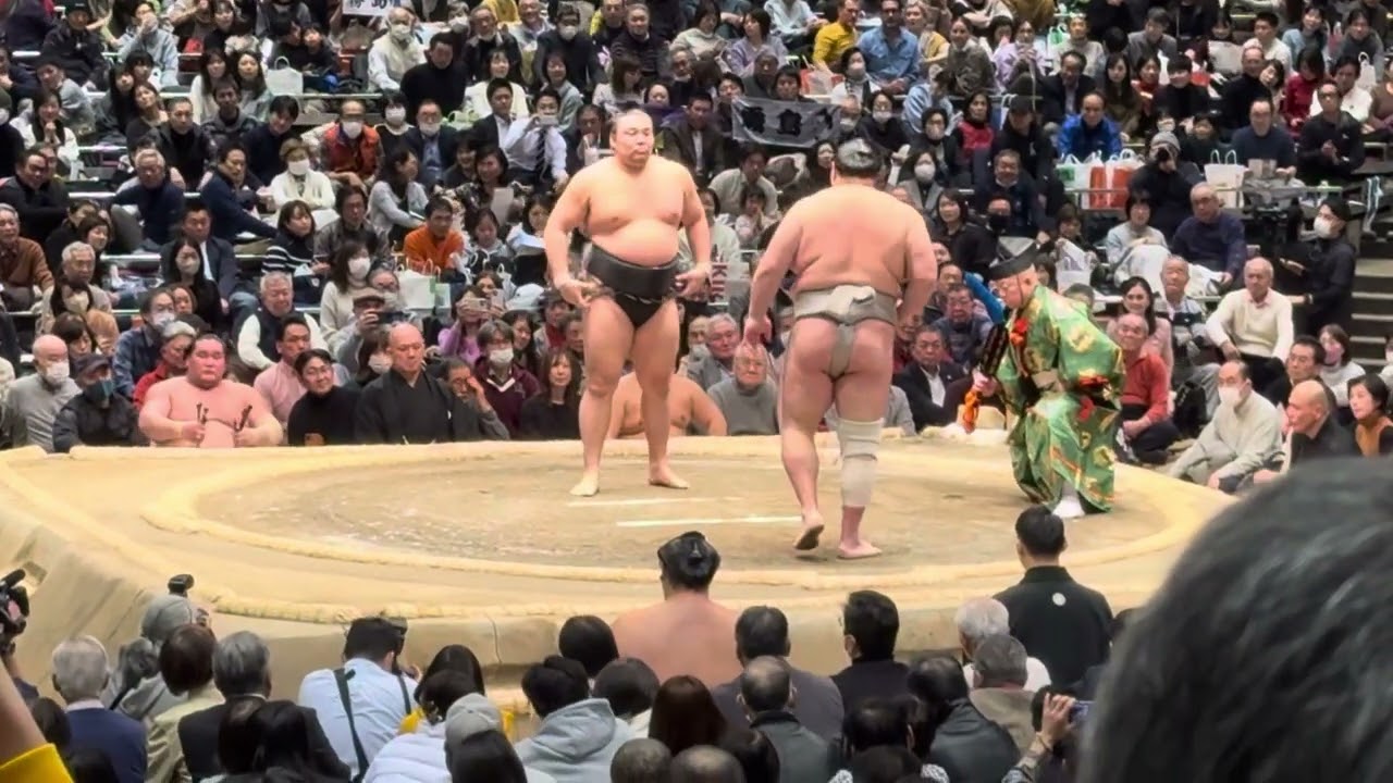 Sumo Tournament in Tokyo Jan 2024