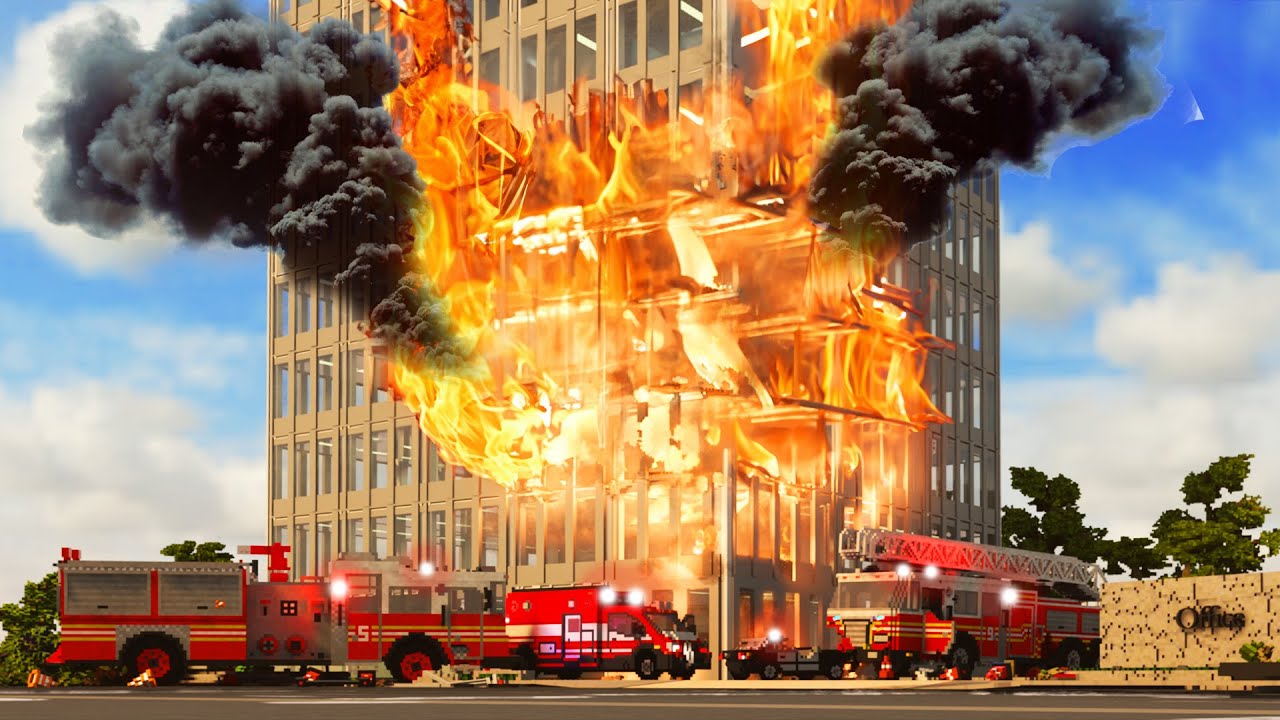 Realistic FIRE Destruction / Survival 😱 Teardown