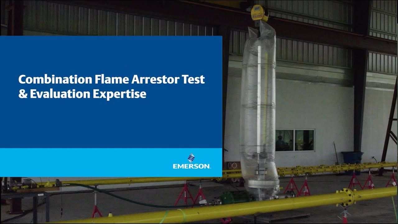 Anderson Greenwood 5910C Combo Valve Flame Arrester Testing