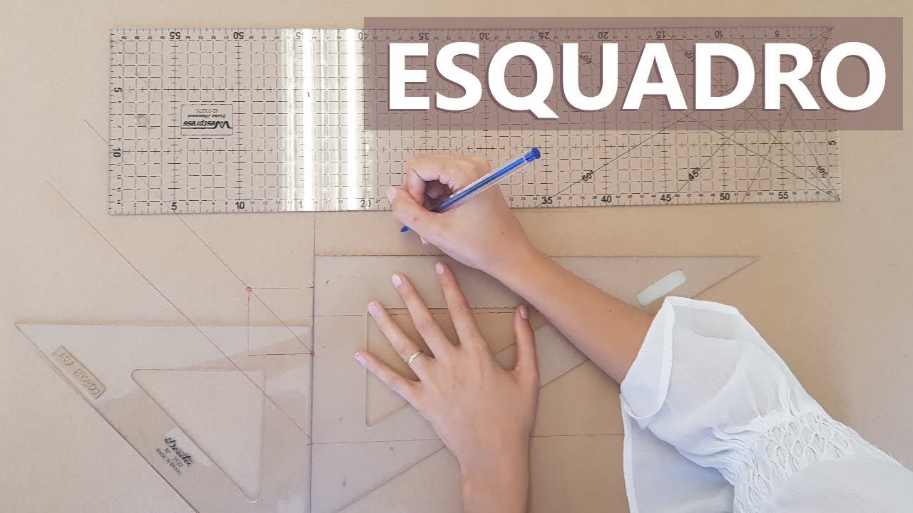 Como usar o esquadro na modelagem