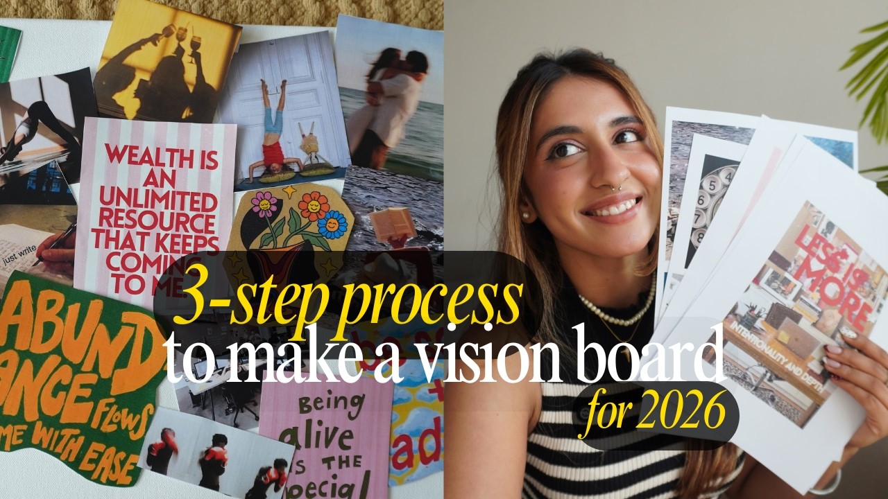 How this vision board process changed my approach for 2026 (thanks to my Therapist!)