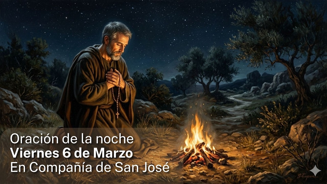 Oración de la noche a San José viernes 6 de marzo