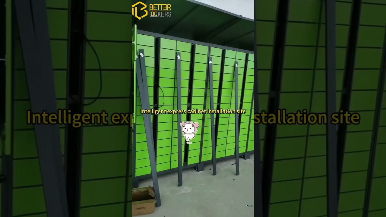 High Security Electronic Smart Parcel Locker Smart Package Lockers project cases