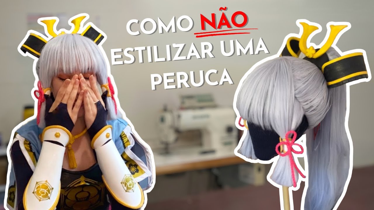 Minha primeira vez estilizando uma peruca: Erros e acertos!