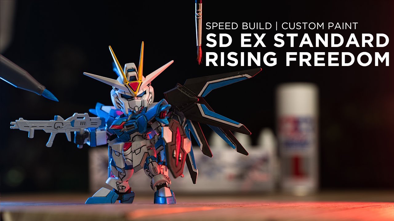 SD Rising Freedom Gundam | Speed Build/ Custom Paint