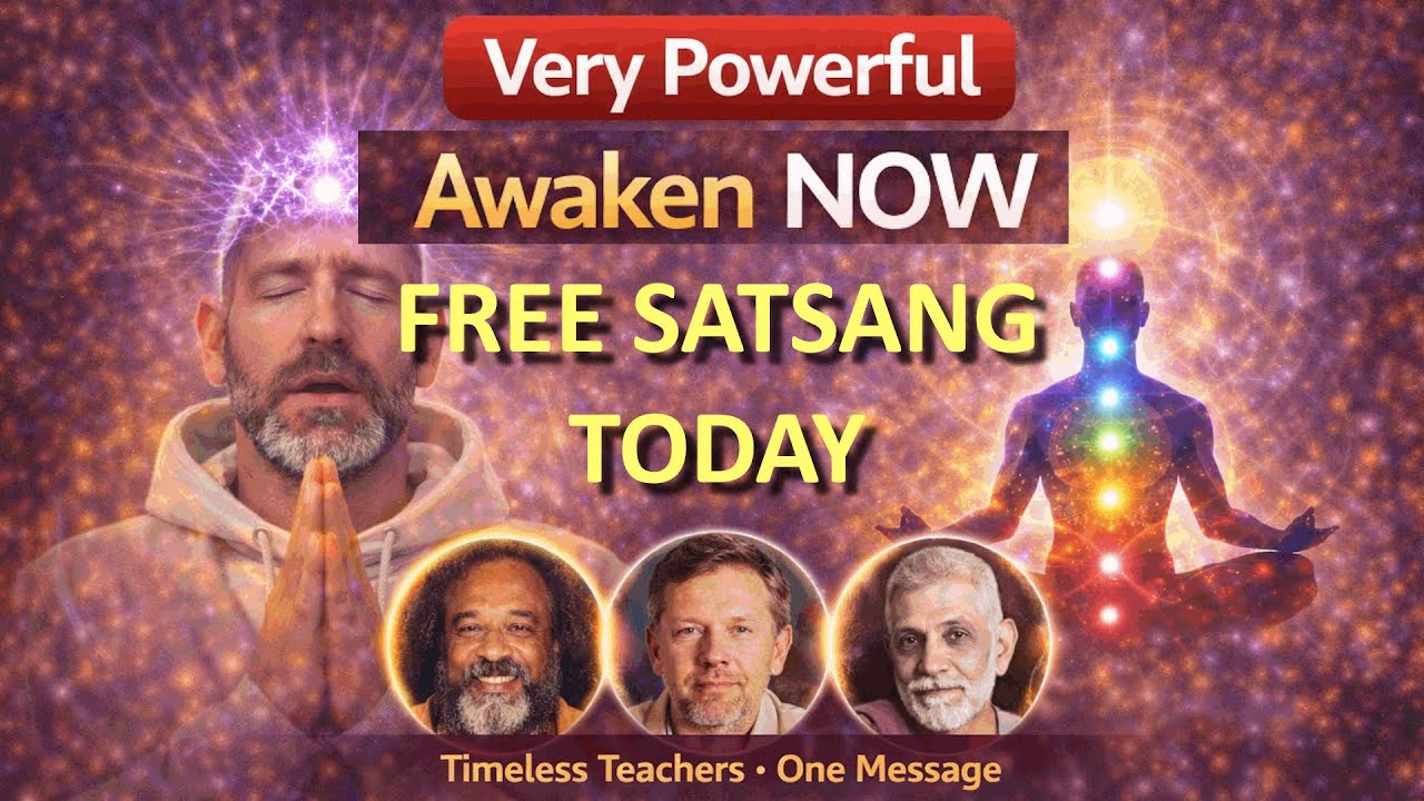 Spiritual Awakening NOW (Very Powerful) - Mooji, Eckhart Tolle, Ramana Maharshi, Papaji