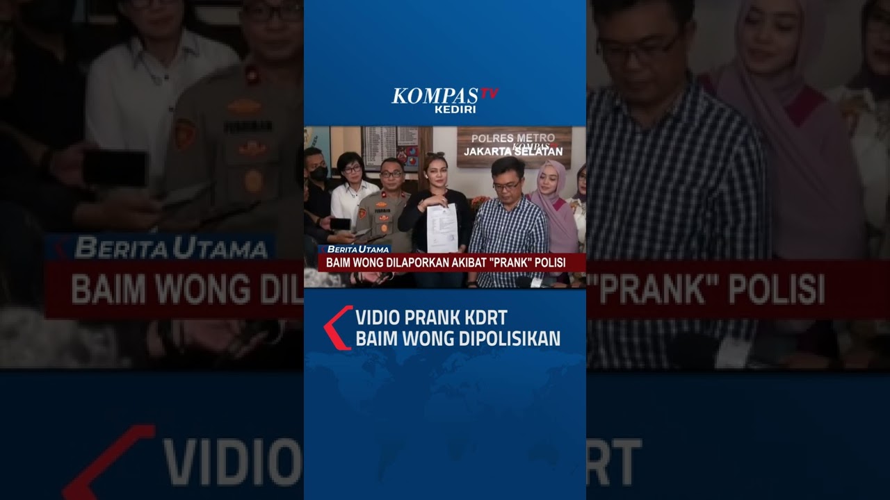 Baim Wong Dilaporkan Ke Polisi Akibat Video Prank KDRT