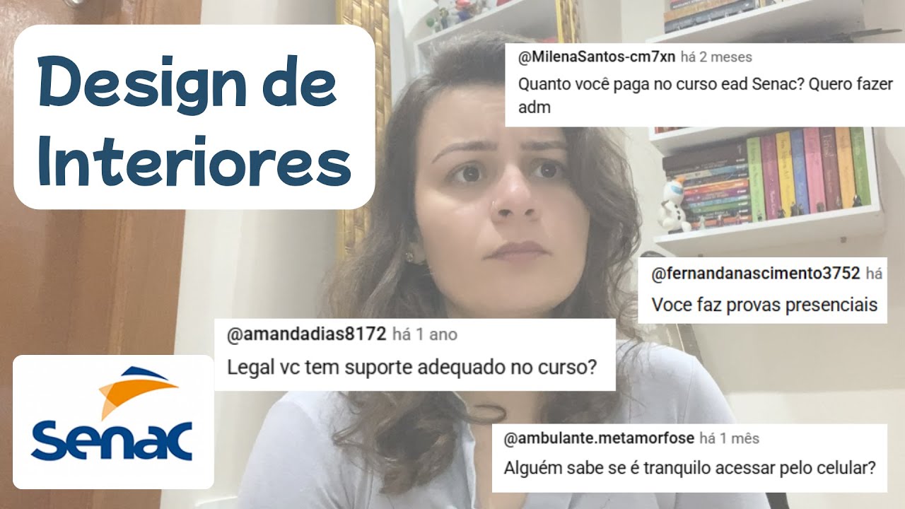 Respondendo dúvidas sobre curso TÉCNICO em DESIGN DE INTERIORES EAD do SENAC