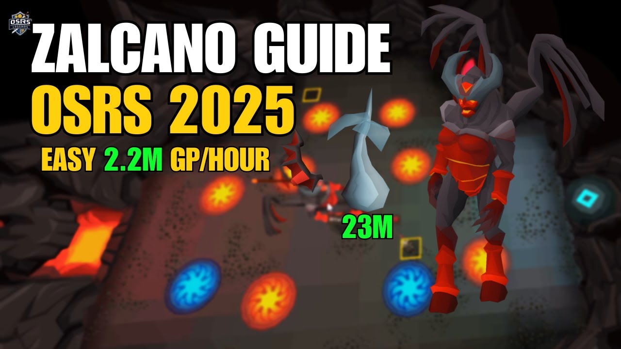 Zalcano Guide OSRS 2025 | Легкий босс с навыками на 2,2 млн. GP/час