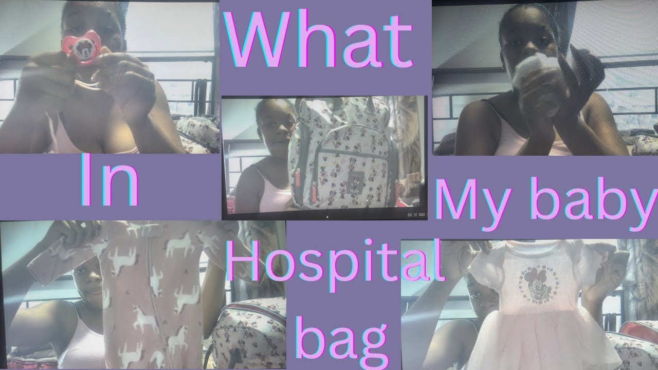 Pack baby hospital bag with me