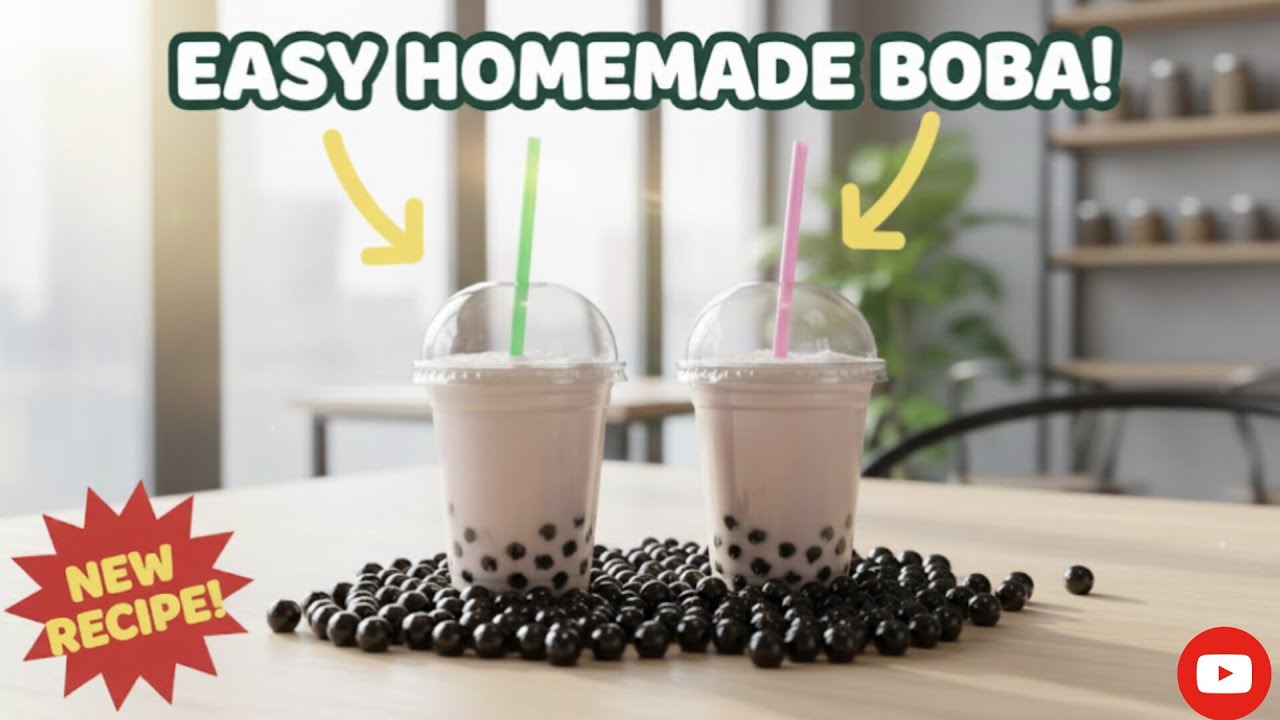 Easy Snacks For Tea Party | Boba Tea Recipe By Savor And Spice